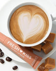 ColourPop Fresh Kiss Glossy Lip Balm - Hydrating Lip Care Enriched with Peptides, Hyaluronic Acid, Shea Butter & Vitamin E for an Ultra-Cushiony Formula - Caramel Latte (0.49 oz)