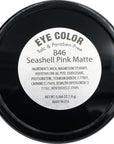 Seashell Light Pink Opaque Matte Pressed Powder Single Vegan Eyeshadow; Talc, Paraben & Cruelty Free