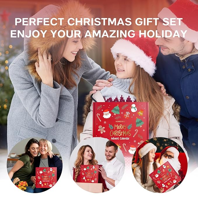 Beauty Advent Calendar 2025 for Adults Women & Teen Girls, 24 Days Bath and Body Christmas Gifts Sets for Women, Spa Gift Baskets for Her, Skincare Beauty Gifts Box Kit