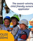Solar Buddies Sunscreen Applicator - Single Nude - Refillable Roll on Sponge Sunscreen, Suncream & Lotion Applicator For Kids, Adults & Families - Holds 3.4fl oz, Perfect Size for Travel