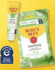 Burt's Bees Gentle Skin Care To-Go Set, Includes Cleanser, Towelettes, Lotion and Sheet Mask, Travel Size Facial Skin Care Products for Sensitive Skin, Natural Origin, 1 Gift Set