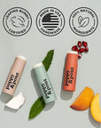 Poppy & Pout Sweet Mint A Jumbo Lip Balm | All Natural Lip Balms & Moisturizers | Hydrates with Beeswax, Vitamin E, Organic Coconut Oil | Cruelty-Free | Lip Balm in Recyclable Cardboard Tube