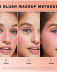 AKARY Soft Liquid Blush Makeup Lightweight, Velvet Beauty Tender Powder