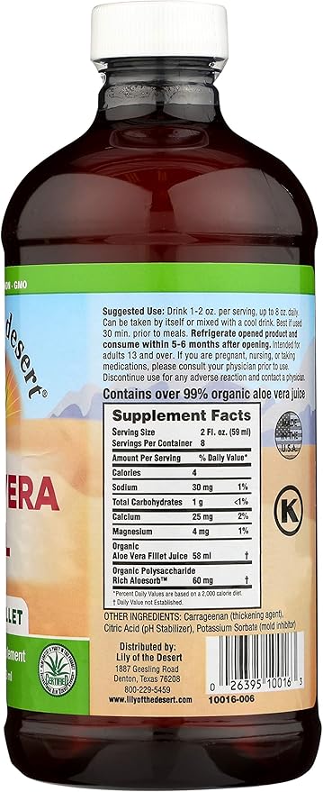 Lily of The Desert Aloe Vera Gel 16 oz (Pack of 2)