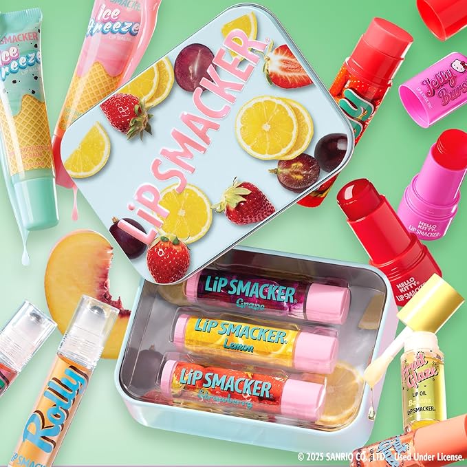 Lip Smacker Rolly Lip Gloss, Classic Roller-Ball Design for a Cooling Sensation, Hydrating & Moisturizing Shine - Watermelon