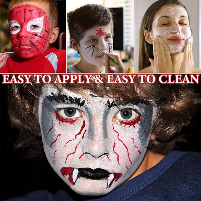 3 Pcs Halloween Face Paint Special