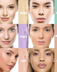 LANGMANNI Multi-Use Face Contour Stick,Highlighter & Concealer Stick,