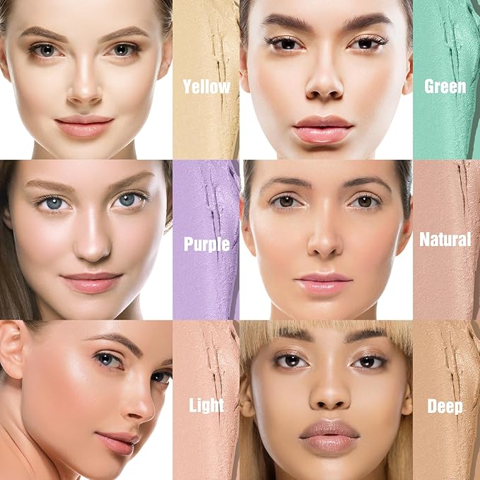 LANGMANNI Multi-Use Face Contour Stick,Highlighter & Concealer Stick,