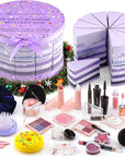Color Nymph Makeup Advent Calendar 2025, 24 Days Advent Calendar Mystery Box for Christmas, Makeup Gift Sets - Xmas Beauty Countdown Calendar Cosmetics Kit for Women Girls Teens Daughters #Purple