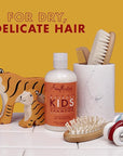 Shea Moisture Mango & Carrot Kids, Extra-Nourishing, Shampoo (8 Oz) and Conditioner (7.7 Oz), Orange Blossom Extract, Dry, Delicate Hair, Vitamin B-5 & Vitamin E, 2 Piece Set