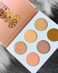 Juvia's Place Palette The Nudes - Neutral Hues, Blush, Sand, & Shimmer, Professional Eye Makeup, Pigmented Palette for Eye Color & Shine, Pressed, Shades of 6