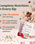 310 Nutrition All-In-One Meal Replacement Shake Powder - Plant-Based Protein Protein Powder with High-Fiber, Probiotics, Digestive Enzymes & Adaptogens - Low Carb Vegan Keto Friendly Superfoods Smoothie - Peppermint Swirl - 28 Servings