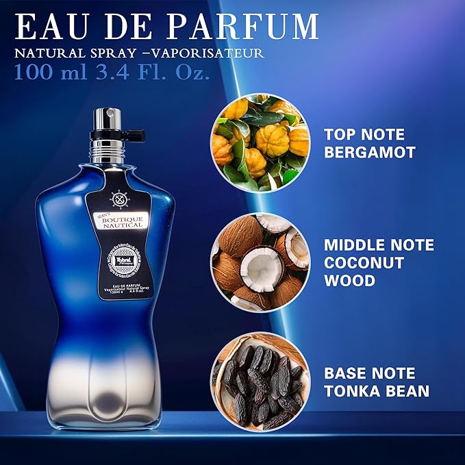 Hybrid & Company Mens 2 Pcs Long-Lasting Perfume Vaporisateur Natural Spray