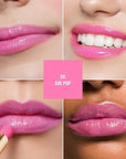 Oulac Moisturizing Shine Lipstick For Women Christmas Set 2PCS, 2 in 1 Tinted Lip Balm for Winter, Hydrated Juicy and Glossy Lip Color for Dry, Cracked and Chapped Lips, Vegan [06+15]