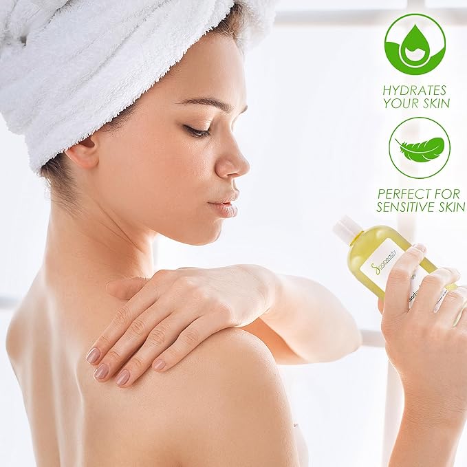 Soapeauty MEADOWFOAM SEED OIL Cold Pressed Unrefined | 100% Pure Natural Meadowfoam Seed Oil for Face & Hair | Moisturizer for Skin, Promotes Hair Growth, Balms | 24 fl oz (2 * 12 fl oz)