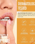 Lip Scrub with Mango Vanilla – Exfoliates, Hydrates & Repairs – Smooths, Softens & Revitalizes Dry Lips – Dermatologist Tested, Korean Skin Care – Clean Beauty, Cruelty-Free – 1 Pack
