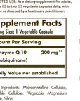 Solgar Vegetarian CoQ-10 200 mg, 60 Vegetable Capsules - Heart Healthy, Protective Antioxidant - Coenzyme Q10 (CoQ-10) Supplement - Vegan, Gluten Free, Dairy Free, Kosher - 60 Servings