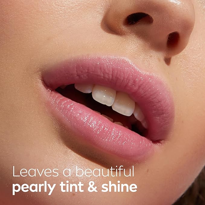 NIVEA Shimmer Lip Care, Shimmery Lip Balm Pack with Shea Butter, Nourishing Oils and Vitamin C & E, 3-in-1 Moisture, Repair and Shimmer, 0.17 Oz Stick, Pack of 4