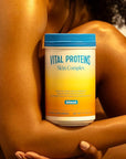 Vital Proteins Collagen Peptides for Women - 20g Hydrolyzed Collagen, Vitamin C, Hyaluronic Acid, Reduce Fine Lines & Wrinkles, Verisol & Holimel - Skin Complex Supplement, Unflavored 11.9oz Powder