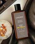 Cremo Body Wash Men, A Vintage Suede with Notes of White Moss and Rich Amber, 16 Fl Oz