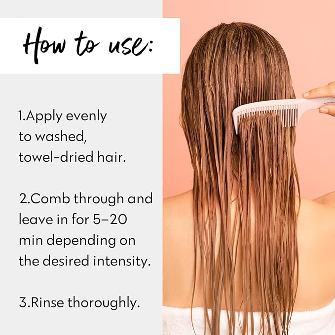 Four Reasons Color Mask - Rose Gold - (19 Colors) Toning Treatment, Color Depositing Conditioner, Tone & Enhance Color-Treated Hair - Semi Permanent Hair Dye, Vegan and Cruelty-Free, 6.76 fl oz