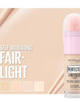 Maybelline New York Instant Age Rewind Instant Perfector 4-In-1 Glow Makeup - Primer, Concealer, Highlighter and BB Cream in 1, Fair/Light, 0.68 fl oz