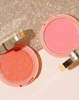 Oulac Yellow Pink Blushers for Cheeks Fair Skin 8g