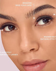 KISS The New Natural, False Eyelashes, 'Wide Slacks', 12 mm, Includes 4 Pairs Of Lashes, Contact Lens Friendly, Easy to Apply, Reusable Strip Lashes