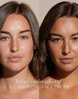 '+ Lux Unfiltered N°12 Bronzing Face Drops in Fragrance Free, Self Tanning Face Drops, Hyaluronic Acid, Vitamin E, Passionfruit Oil, Gluten Free, Cruelty Free + Vegan Free Self Tanner