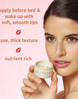 Hempz Hydrating Lip Sleeping Mask - Whipped Vanilla (.95 Oz.) | Overnight Hydrating Lip Balm for Dry Lips, Lip Repair, Chapped Lip Treatment & Nourishment for Women