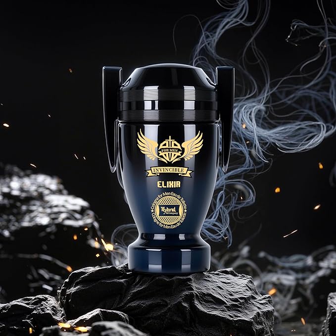 Hybrid & Company Invincible Elixir For Men Pour Homme Eau de Toilette Vaporisateur Natural Spray 3.4 Fl Oz