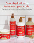 SheaMoisture Curl Stretch Conditioner Kalahari Melon Oil Infused with Hyaluronic Serum, Hydration Hero Deeply Moisturizes and Repairs Damage, for Easy Detangling and Styling 13 Fl Oz