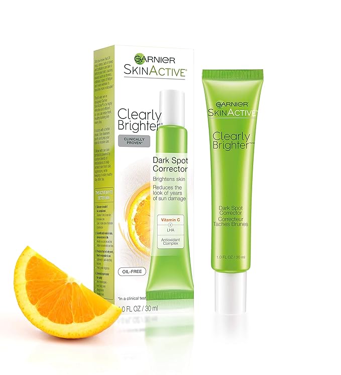 Garnier SkinActive Clearly Brighter Dark Spot Corrector with Vitamin C, 1 Fl Oz, (30mL), 1 Count (Packaging May Vary)