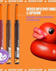 NYX PROFESSIONAL MAKEUP Duck Plump Plumping Lip Liner, Matte Pencil With Up To 10HR Wear, Fill Em In (Pink Lip Liner)
