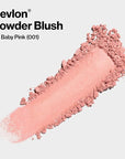 Revlon Blush, Powder Blush Face Makeup, High Impact Baby! Pink, 0.17 oz