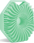 Sud Scrub® Antimicrobial Silicone Body Scrubber, Exfoliating Body Scrubber for Sensitive Skin, Eco Friendly Shower Scrubber for Body, Silicone Body Brush for Showering, Mint