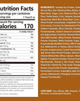 Brown 17Grains Protein Shake, With Crunchy Protein Balls, Protein Smoothie Powder - 20g Protein, Low Sugar, Keto-Friendly Meal Replacement Shake, 22.22oz, 14 Servings, 14 Servings (1 X 22.22oz)