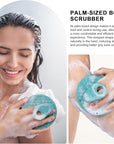 INNERNEED Food Grade Silicone Body Scrubber Gentle Exfoliating Brush for Women Men Deep Clean for All Skin Types, More Hygienic and Well Lather (Black+Dark Green+Pink)