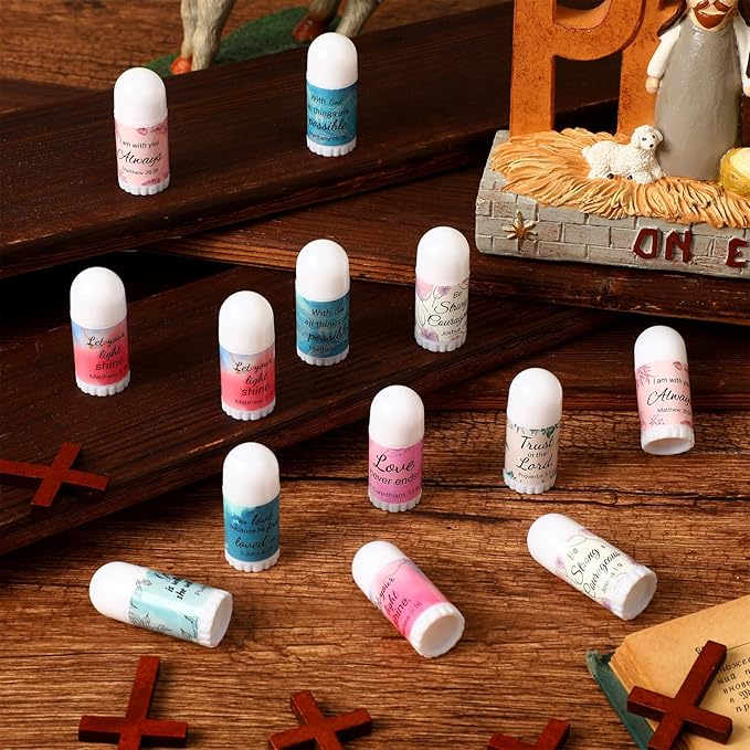 72 Pcs Mini Lip Balm Bulk All