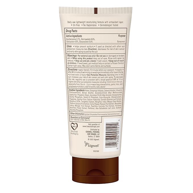 Hawaiian Tropic AntiOxidant Sunscreen Lotion, SPF 50, 6 fl oz (177 ml)