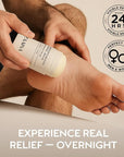 ZAAINA Intensive Heel Balm Stick for Cracked Heels – Natural Foot Balm for Dry Feet, Calluses & Rough Skin – Moisturizing Heel Softener with Shea Butter, Tea Tree & Peppermint – 2.5oz Twist-Up Tube