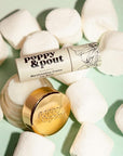 Poppy & Pout Marshmallow Creme Jumbo Lip Balm | All Natural Lip Balms & Moisturizers | Hydrates with Beeswax, Vitamin E, Organic Coconut Oil | Cruelty-Free | Lip Balm in Recyclable Cardboard Tube