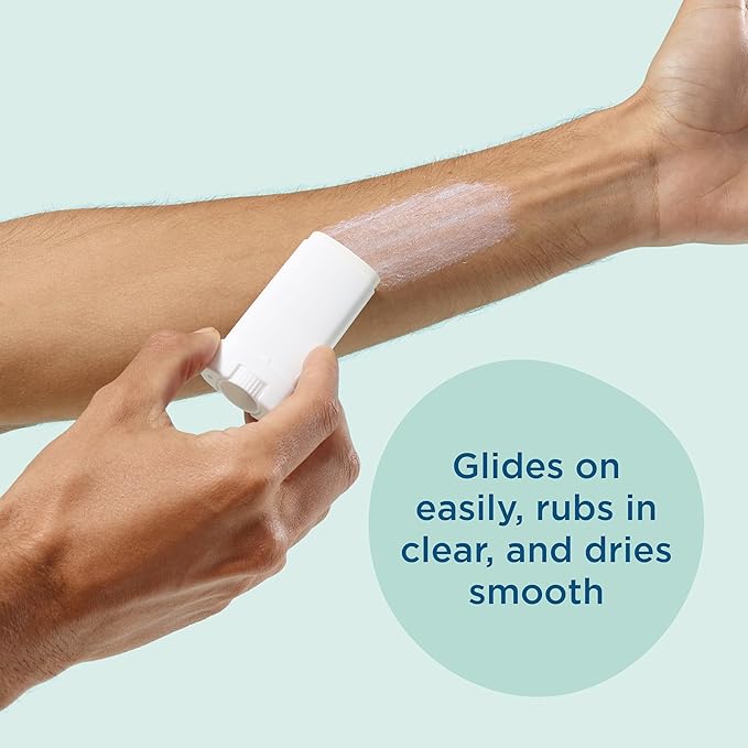 BLUE LIZARD Sensitive Mineral Sunscreen Stick with Zinc Oxide, SPF 50+, Water Resistant, UVA UVB Protection Easy to Apply, Fragrance Free, 0.5 Oz