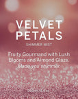 Victoria's Secret Velvet Petals Shimmer Body Mist for Women, Perfume with Notes of Blooms and Almond Glaze, Women's Spray, 250 ml / 8.4 oz