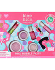 Luna Star Naturals Klee Kids Deluxe Play Makeup Kit. Gentle and Non-Toxic. Made in USA. (Pink Bubble Fairy)