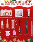Erinde Makeup Advent Calendar 2025, 12 Days Christmas Gift Makeup Set for Teen Girls & Women, 2025 Xmas Holiday Countdown Calendar Beauty & Cosmetics Holiday Surprise Make Up Gift Kits for Women