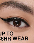 Maybelline TattooStudio Liquid Ink Longwear Liquid Eyeliner Makeup, Dark Henna Brown, 1 Count