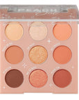 ColourPop Eyeshadow Palette - Eye Makeup Palette with Matte, Metallic, Matte Sparkle & Glitter Finishes - High-Pigment Eye Makeup with a Long-Wearing Formula - Peach Out (0.3 oz)