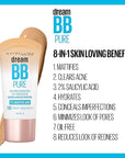 Maybelline Dream Pure Skin Clearing BB Cream, 8-in-1