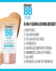 Maybelline Dream Pure Skin Clearing BB Cream, 8-in-1
